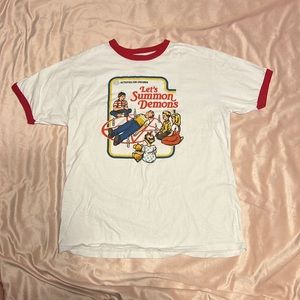 “let’s summon demons” hot topic graphic tee